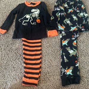 Carter's Camouflage Dinosaur Pajama Set
